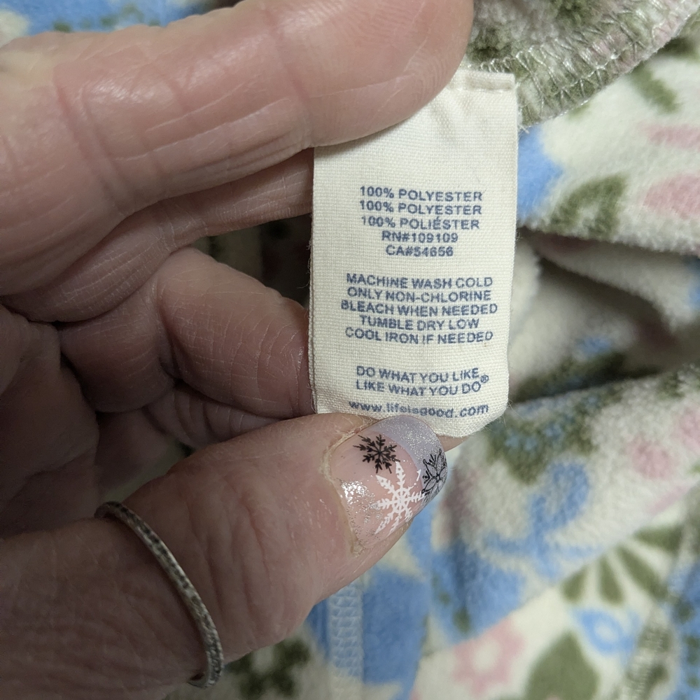 Life Is Good Multicolor Floral Hoodie - Picture 6 of 7